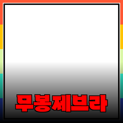 무봉제브라의 매력과 추천 제품 소개