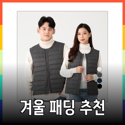 완벽한 겨울을 위한 패딩 추천 및 구매 가이드