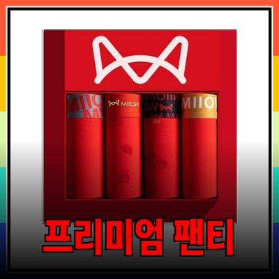 프리미엄 남성 언더웨어, 명품팬티로 스타일을 완성하다